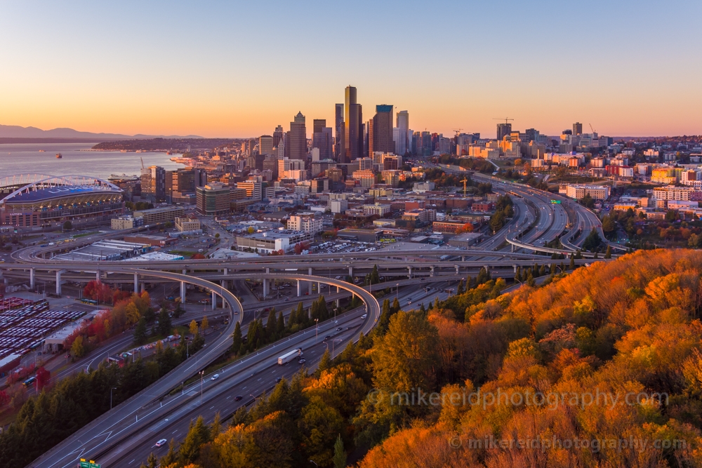 Over Seattle Fall Colors and Downtown.jpg