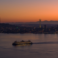 Aerial Seattle Sunrise Ferry.jpg