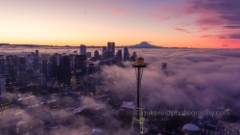 Beautiful Seattle Morning on the Mist.jpg To order a print please email me at  Mike Reid Photography : seattle, urban, sunrise, fog, sunset, puget sound, elliott bay, space needle, northwest, washington, Mount rainier, Mount Baker, aerial, a7r, a7r2, seattle aerial photography, northwest aerial photography, seattle aerial videos, northwest aerial videos, autel robotics drone, drone, drone videos, seattle photography, seattle video