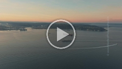 Ferries Coming and Going  Aerial Drone Video.mp4