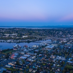 Over Seattle Lake Union Queen Anne and Wallingford Sunrise Aerial Photography  #seattle #dronephotography #dronevideo #aerial #aerialphotography #aerialvideo #northwest #washingtonstate To order a print please email me at  Mike Reid Photography : seattle, sky view observatory, svo, zeiss lenses, columbia center, urban, sunrise, fog, sunset, puget sound, elliott bay, space needle, northwest, washington, rainier, aerial, a7r
