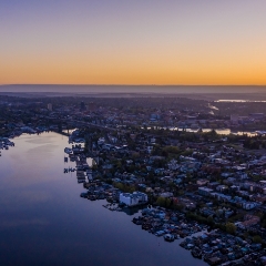 Over Seattle North City Aerial Drone Sunrise  #seattle #dronephotography #dronevideo #aerial #aerialphotography #aerialvideo #northwest #washingtonstate To order a print please email me at  Mike Reid Photography : seattle, sky view observatory, svo, zeiss lenses, columbia center, urban, sunrise, fog, sunset, puget sound, elliott bay, space needle, northwest, washington, rainier, aerial, a7r, alr2, seattle aerial photography, northwest aerial photography, university of washington, alki, seattle photography