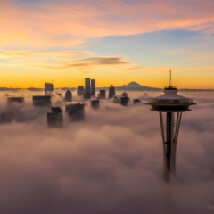Over Seattle Space Needle Above the Fog.jpg