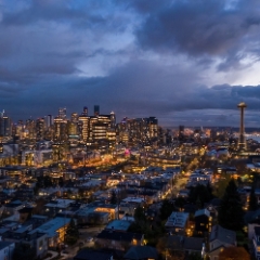 Over Seattle Space Needle and Downtown  #seattle #dronephotography #dronevideo #aerial #aerialphotography #aerialvideo #northwest #washingtonstate To order a print please email me at  Mike Reid Photography : seattle, sky view observatory, svo, zeiss lenses, columbia center, urban, sunrise, fog, sunset, puget sound, elliott bay, space needle, northwest, washington, rainier, aerial, a7r, alr2, seattle aerial photography, northwest aerial photography, university of washington, alki, seattle photography
