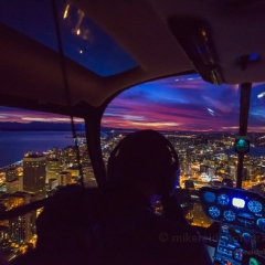 Seattle Aerial Over the City.jpg To order a print please email me at  Mike Reid Photography : seattle, sky view observatory, svo, zeiss lenses, columbia center, urban, sunrise, fog, sunset, puget sound, elliott bay, space needle, northwest, washington, rainier