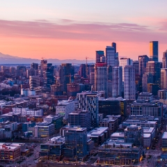Seattle Aerial Photography Downtown and Rainier.jpg
