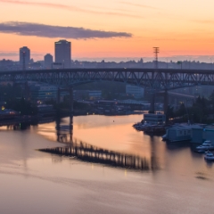Seattle Aerial Photography Interstate 5 Bridge Reflected.jpg