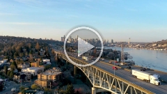 Seattle Aerial Photography Traffic Hyperlapse.mp4