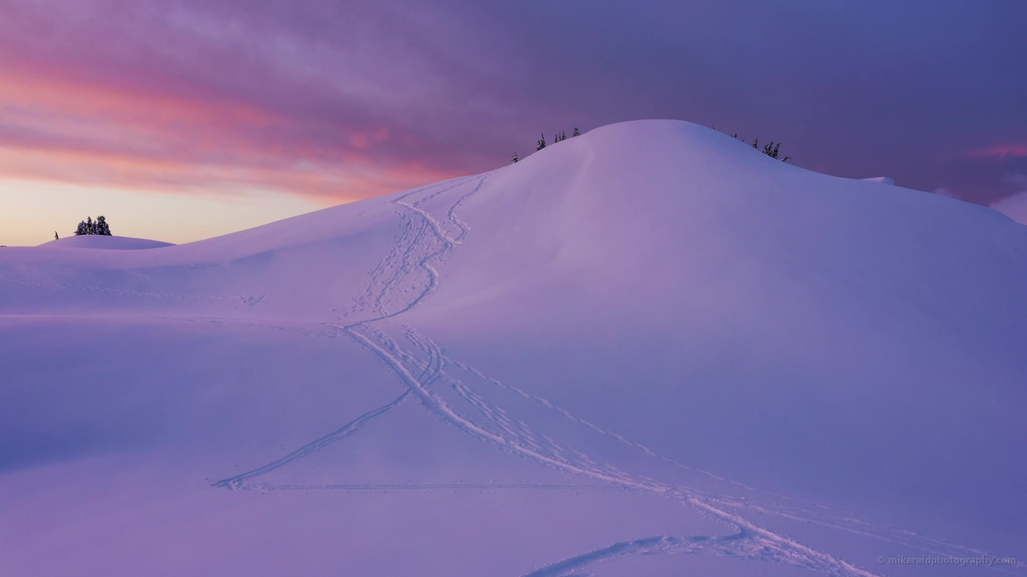 Artists Point and Mount Baker Sunrise Drone Video