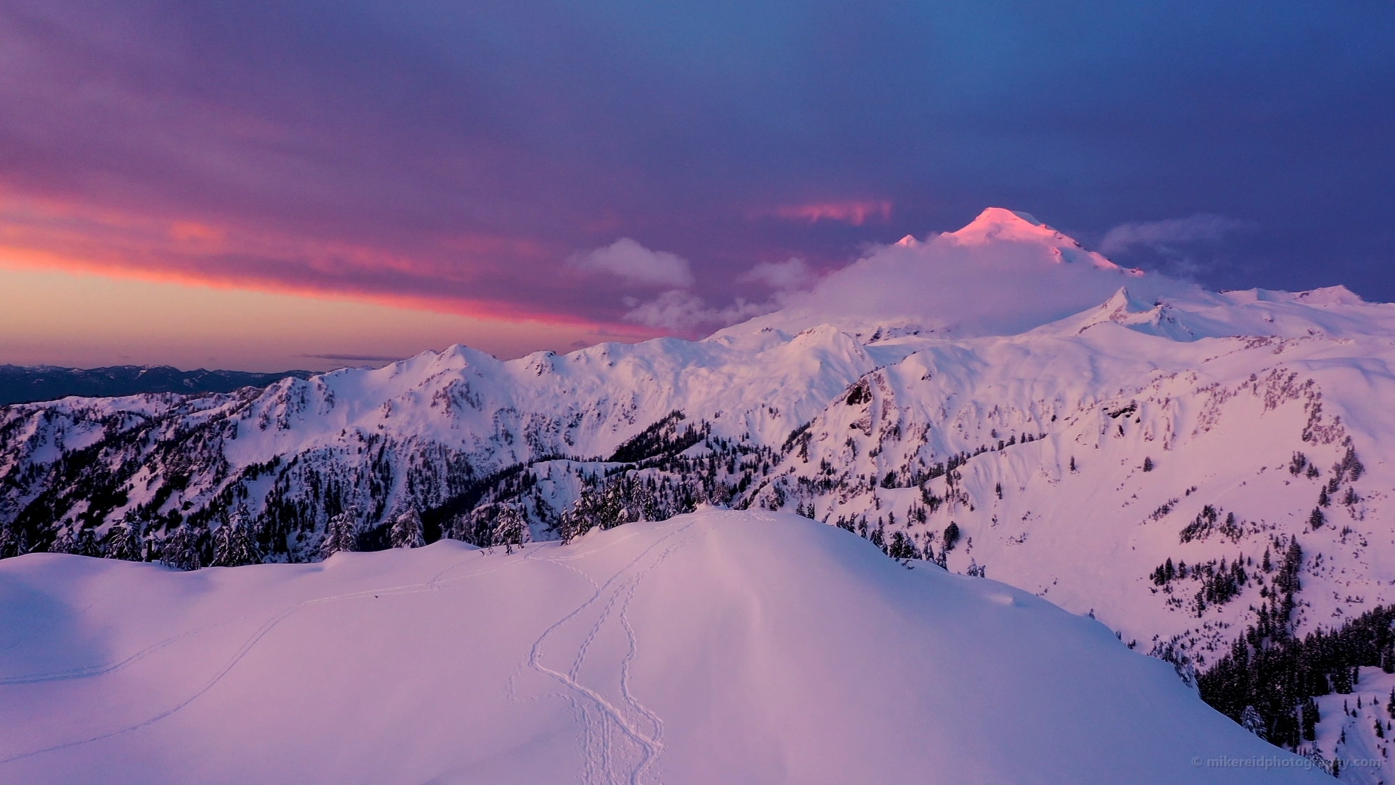 Northwest Aerial Photography Mount Baker Sunrise Alpenglow.jpg 