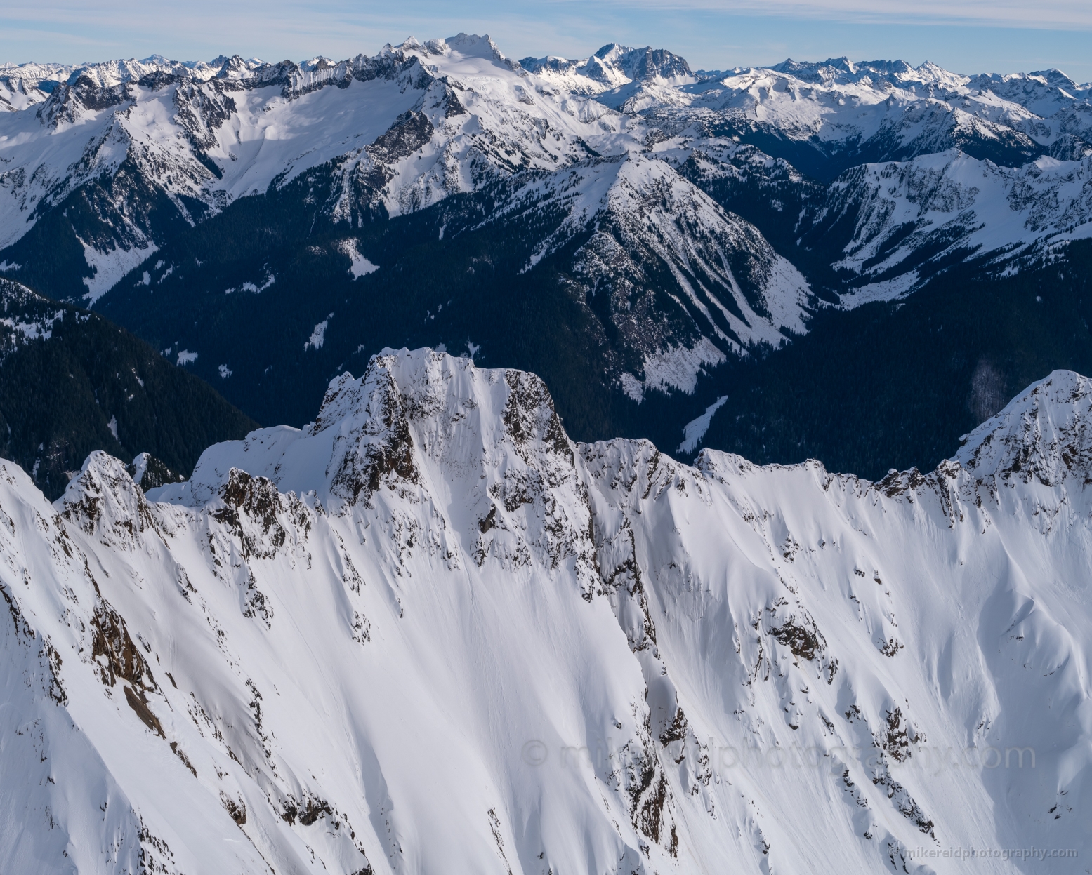 Over the North Cascades Ridge Texture