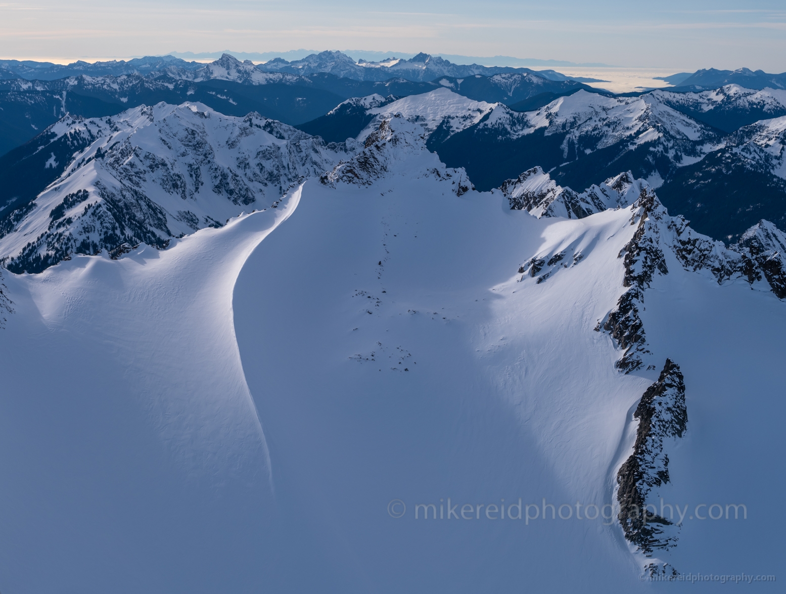 Over the North Cascades Snow Curve