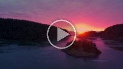 Deception Pass Fiery Sunset Drone Video.mp4