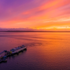 Edmonds Ferry Docked At Sunset From Above Mavic Pro 2 To order a print please email me at  Mike Reid Photography : seattle, sky view observatory, svo, zeiss lenses, columbia center, urban, sunrise, fog, sunset, puget sound, elliott bay, space needle, northwest, washington, rainier, aerial, a7r, drone, aerial video, drone video, dji, dji mavic pro 2, dji inspire 2, edmonds, ferry