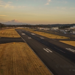 Leaving Boeing Field.jpg To order a print please email me at  Mike Reid Photography : seattle, sky view observatory, svo, zeiss lenses, columbia center, urban, sunrise, fog, sunset, puget sound, elliott bay, space needle, northwest, washington, rainier, aerial, a7r
