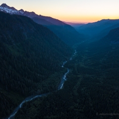 Northwest Aerial Photography Down the Nooksack River At Sunset.jpg