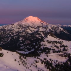 Northwest Aerial Photography Mount Rainier Sunrise.jpg
