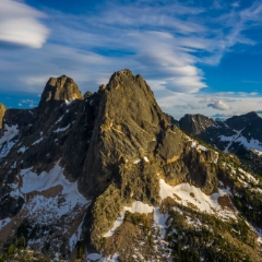 Northwest Aerial Photography North Cascades Liberty Bell Clouds To order a print please email me at  Mike Reid Photography : northwest, washington, Mount rainier, Mount Baker, aerial, drone, drone photography, dji, dji inspire, seattle aerial photography, northwest aerial photography, Skagit, Washington state, landscape photograpy, aerial photography
