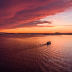 Northwest Aerial Photography San Juan Islands Ferry Peaceful Tranquility.jpg