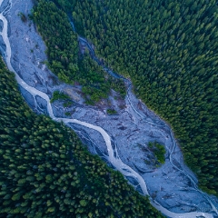 Northwest Aerial Photography Winding White River To order a print please email me at  Mike Reid Photography : northwest, washington, Mount rainier, Mount Baker, aerial, drone, drone photography, dji, dji inspire, seattle aerial photography, northwest aerial photography, Skagit, Washington state, landscape photograpy, aerial photography