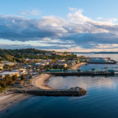 Over Edmonds Ferry Landing at Dusk To order a print please email me at  Mike Reid Photography : seattle, sky view observatory, svo, zeiss lenses, columbia center, urban, sunrise, fog, sunset, puget sound, elliott bay, space needle, northwest, washington, rainier, aerial, a7r, drone, aerial video, drone video, dji, dji mavic pro 2, dji inspire 2, edmonds, ferry