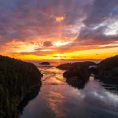 Over the Northwest Deception Pass Sunset To order a print please email me at  Mike Reid Photography : northwest, washington, Mount rainier, Mount Baker, aerial, drone, drone photography, dji, dji inspire, seattle aerial photography, northwest aerial photography, Skagit, Washington state, landscape photograpy, aerial photography, deception pass bridge