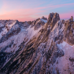 Over the Northwest Liberty Bell and Early Winters Spires Sunrise To order a print please email me at  Mike Reid Photography : northwest, washington, Mount rainier, Mount Baker, aerial, drone, drone photography, dji, dji inspire, seattle aerial photography, northwest aerial photography, Skagit, Washington state, landscape photograpy, aerial photography, north cascades, washington pass, mountains, peaks, autel robotics