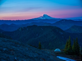 Mount Adams Sunrise Alpenglow
