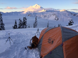 Artists Point Snowcamping Sunrise