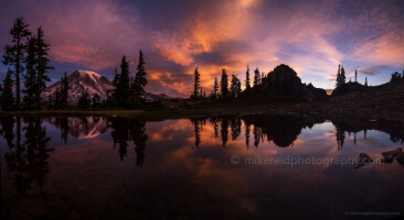 Mount Rainier Darker Sunrise Reflection.jpg