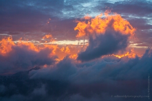 Mount Rainier Fremont Lookout Fiery Clouds.jpg