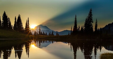 Lake Tipsoo Dramatic Sunset Lake Tipsoo Dramatic Sunset