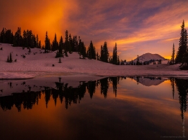 Mount Rainier Photography Lake Tipsoo Sunset Angles.jpg The Naches Loop, east of Mount Rainier has several reflective lakes and tarns, as well as an abundance of summer wildflowers. Once the snow is gone, I cant seem...