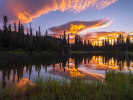 Mount Rainier Photography Fiery Sunrise Cloudscape.jpg