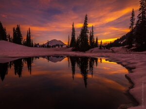 Mount Rainier Tipsoo Lake Naches Loop Photography The Naches Loop, east of Mount Rainier has several reflective lakes and tarns, as well as an abundance of summer...