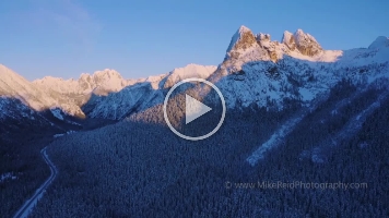 Over Highway 20 and Washington Pass December Drone Video.mp4 Spectacular 4K drone footage over Washington Pass and Liberty Bell Peak along Highway 20 in the North Cascades. Fresh snow blankets the rugged peaks and winding...