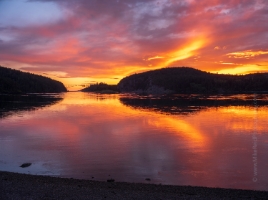 Deception Pass Photography Fiery Bay Sunset