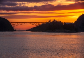 Deception Pass Photography Sunset Bridge