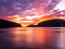 Deception Pass Photography Sunset Cornet Bay