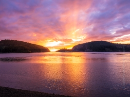 Deception Pass Photography Sunset Sunrays 2