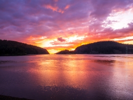 Deception Pass Photography Sunset Sunrays GFX50s