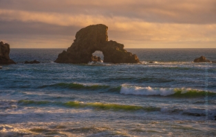 Cannon Beach Photography Hole in the Rock