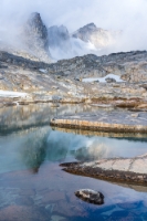 Enchantments Peaks Reflection Snow