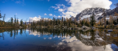Fall Colors Cloudscape Panorama