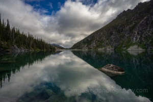 Colchuck Lake Clouds Moving In