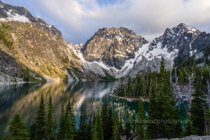 Enchantments Lake Colchuck Dusk Light