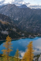 Enchantments Lake Colchuck Soft Light and Fall Colors