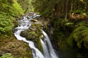 Wide Sol Duc Waterfall