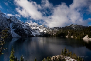 Calm Peaceful Alpine Lake