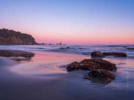 Washington Coast Third Beach Sunset Beach Rocks